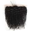 Image of Indian Kinky Curly Hair 13x4 Lace Frontal Closure Natural Remy